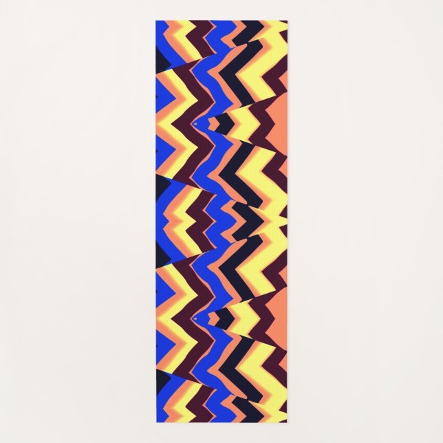 Yoga Mat, An elegant multicolor classic design Mat (Front)