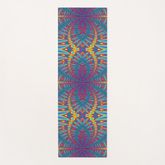 Yoga Mat, An elegant multicolor classic design Mat (Front)