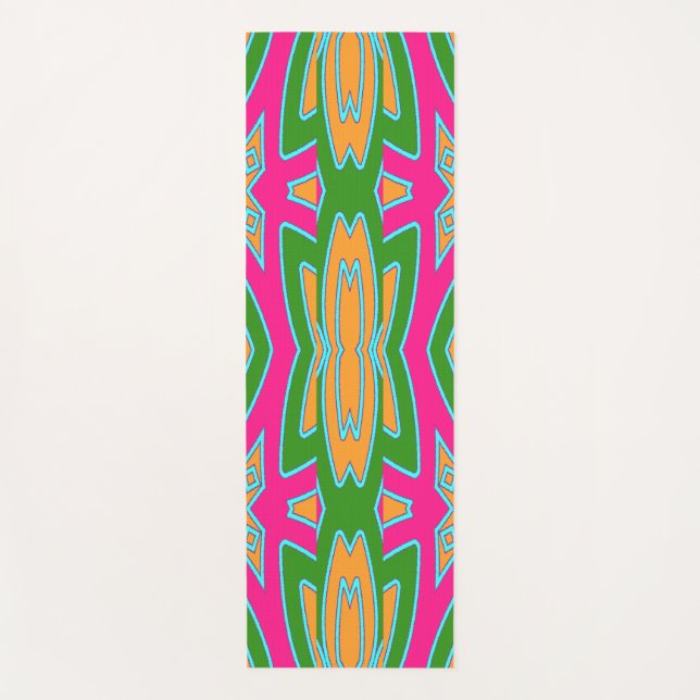 Yoga Mat, An elegant multicolor classic design Mat (Front)