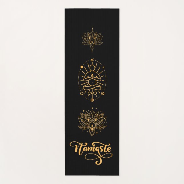 Yoga Mat ASANA, YOGA, Ganesha Hand Towel (Front)