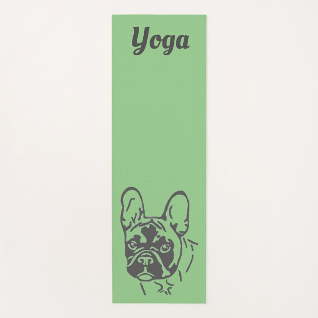 Yoga mat French Bulldog (Front)