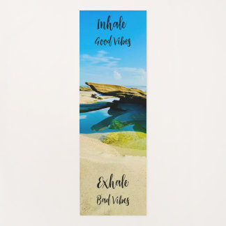 Yoga mat Good Vibes shoreline beach mat