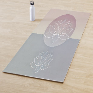 Yoga Mat: Serenity in Simplicity Yoga Mat