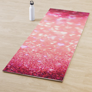 Yoga Mat - Sparkle Hearts