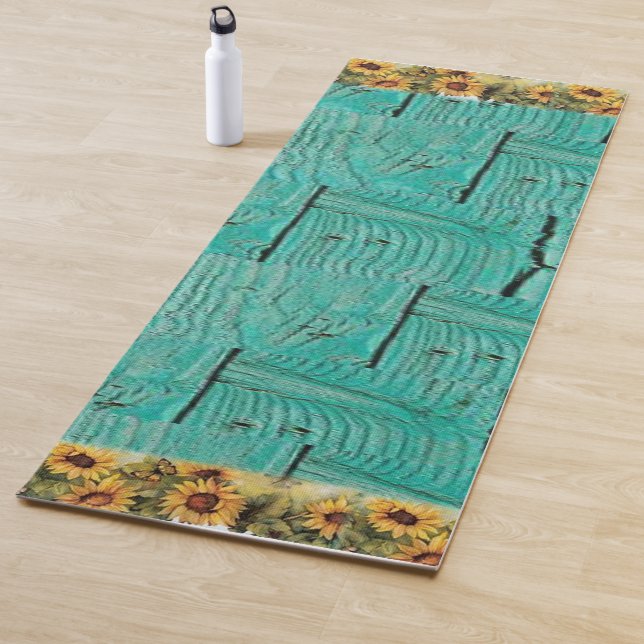 Yoga Mat Sunflower (In Situ)