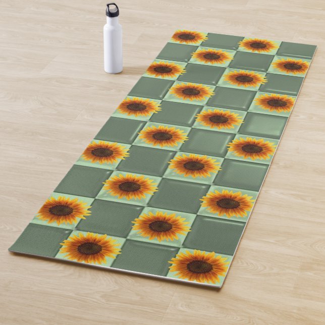 Yoga Mat Sunflower (In Situ)