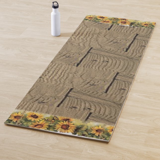 Yoga Mat Sunflower (In Situ)