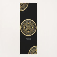 Yoga Mat with Mandala art