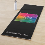 Yoga Mats Fitness Name Template Add Your Image<br><div class="desc">Yoga Mats Fitness Name Template Add Your Image Photo Yoga Mat.</div>
