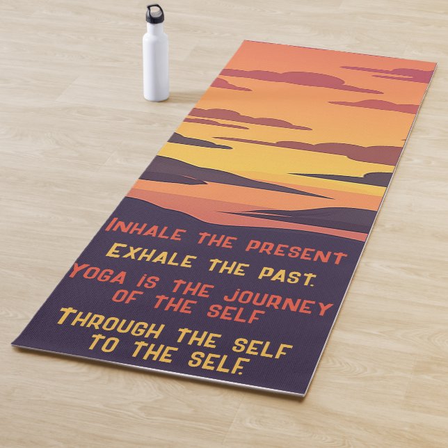 Yoga Mats With Inspirational Quotes (In Situ)