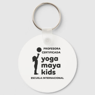 Yoga Maya Kids Certified Teacher , Uni-adult, Educ Key Ring