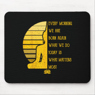 Yoga Meditation Buddha Gift Yoga Teacher Mouse Pad