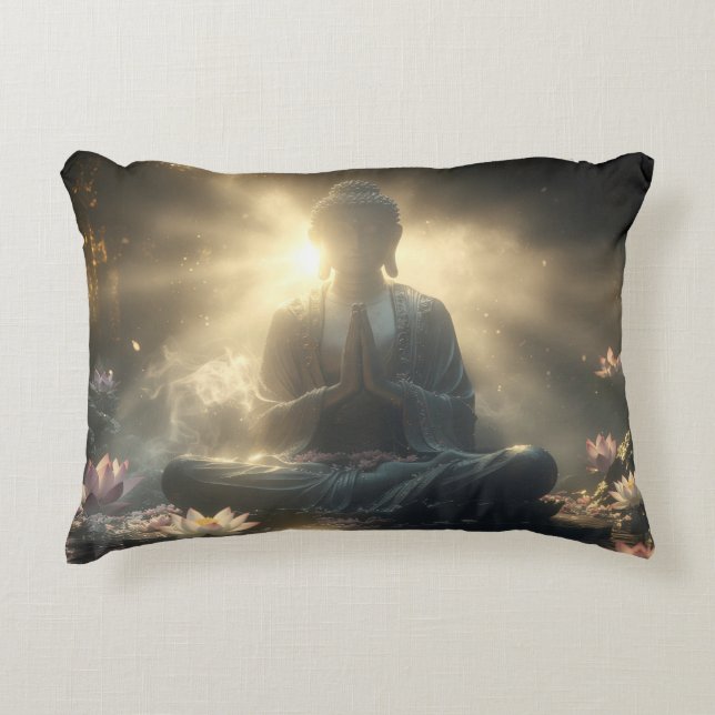 YOGA - MEDITATION - CARPE DIEM DECORATIVE CUSHION (Front)