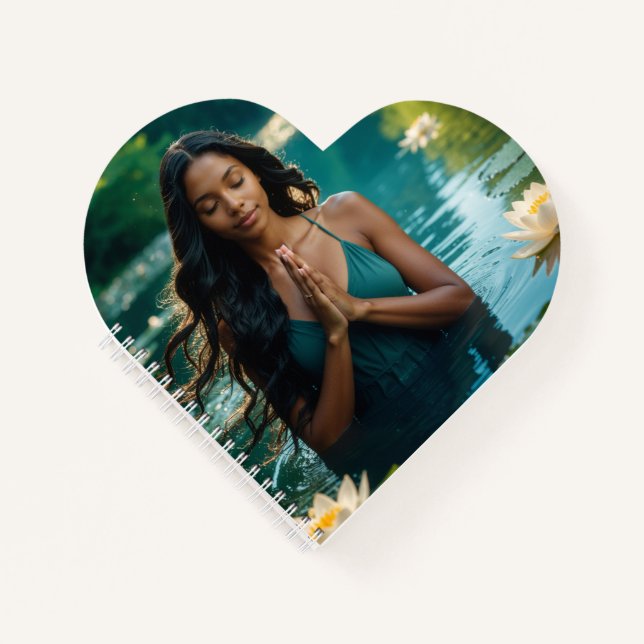 YOGA - MEDITATION - CARPE DIEM - WELLNESS NOTEBOOK (Front)