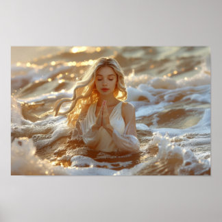 YOGA - MEDITATION - CARPE DIEM - WELLNESS POSTER