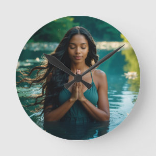 YOGA - MEDITATION - CARPE DIEM - WELLNESS ROUND CLOCK