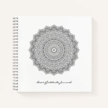 Yoga Meditation Gratitude Mandala Journal