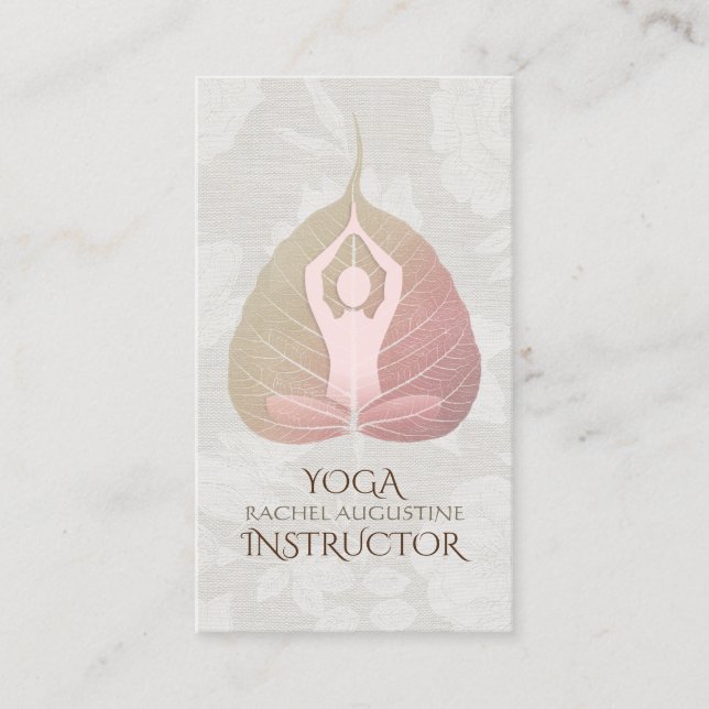 YOGA Meditation Instructor Appointment Bodhi Leaf (Front)