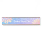 Yoga Meditation Instructor Blue Rose Gold Mandala