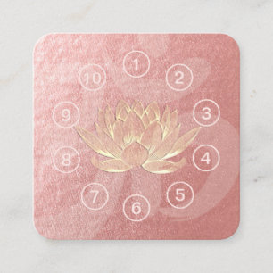Yoga Meditation Instructor Class Pass Loyalty Card