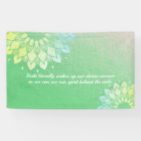 Yoga Meditation Instructor Gold Foil Mandala Quote