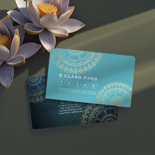 Yoga Meditation Instructor Gold Mandala Loyalty