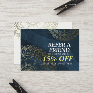 Yoga Meditation Instructor Gold Mandala Referral