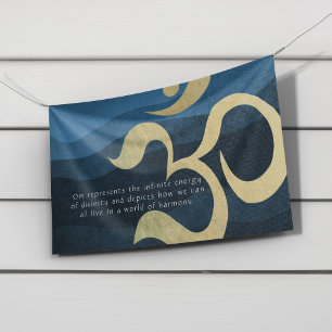 Yoga Meditation Instructor Life Coach OM Quotes Banner