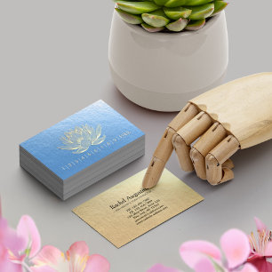 YOGA Meditation Instructor Loyalty Punch Lotus Card