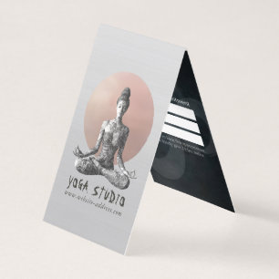 Yoga Meditation Instructor Reiki Master Lotus Pose Business Card