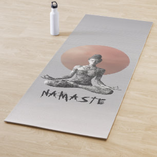 Yoga Meditation Instructor Reiki Master Lotus Pose Mat
