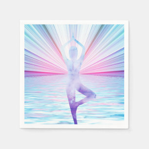 Yoga Meditation Namaste Party or Special Event Napkin