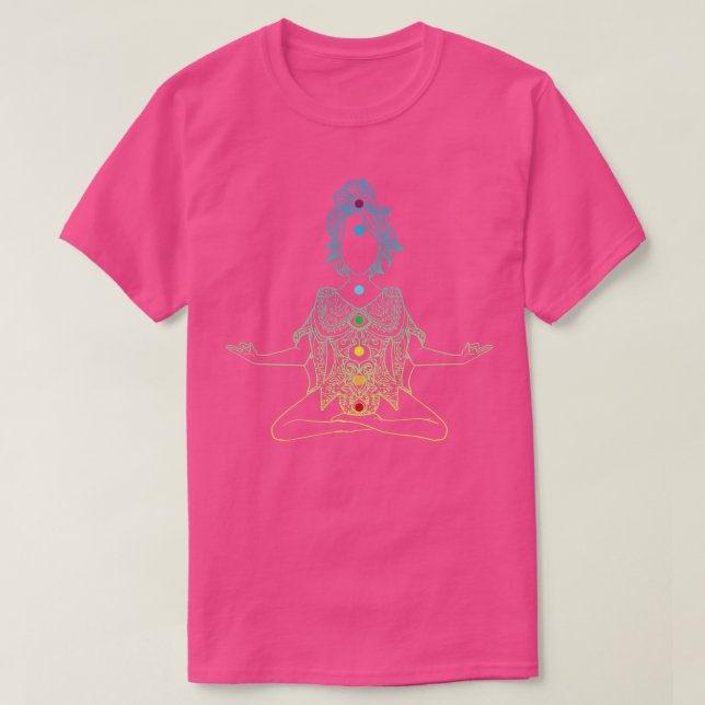 Yoga Meditation Namaste T-Shirt (Design Front)
