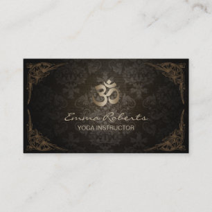 Yoga & Meditation Vintage Damask Loyalty Punch