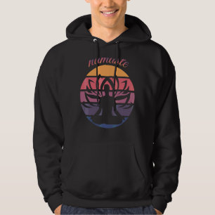 Yoga Meditation Vintage Yoga Workout Retro Namaste Hoodie