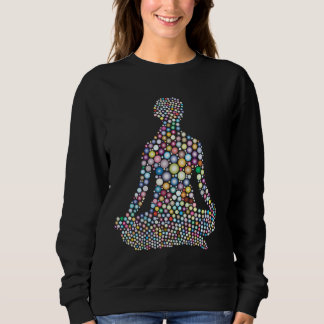 Yoga Meditation Woman Health Relaxed Fit Sweatshirt
