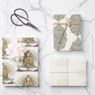 Yoga Meditation Wrapping Paper