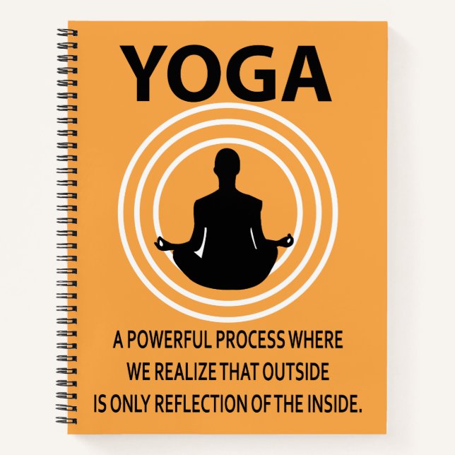 Yoga Meditation Yoga Notebook (Front)