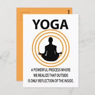 Yoga Meditation Yoga Postcard