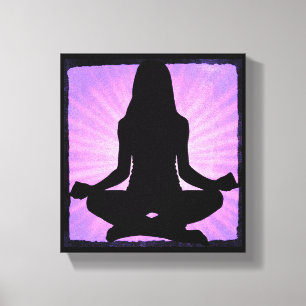 Yoga Meditation Zen Canvas Wall Art