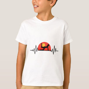 Yoga Meditations Heartbeat Contrology Pilates T-Shirt