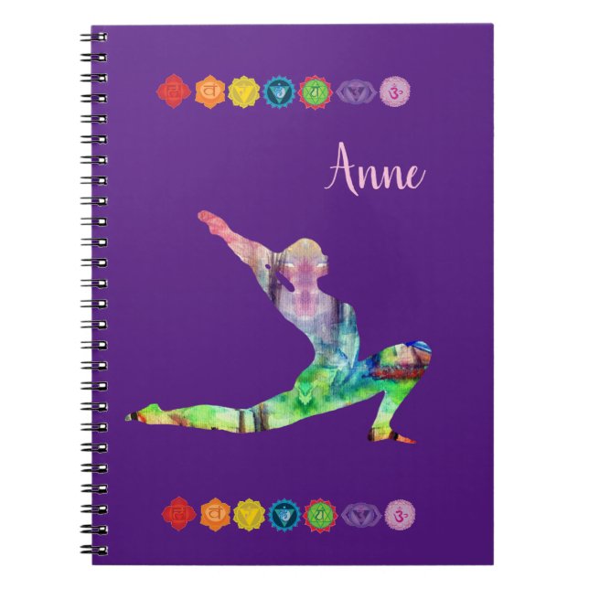 Yoga Mood Notebook (Front)