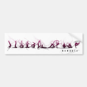 Yoga move bumper sticker