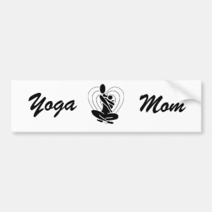 Yoga Mum bumper sticker