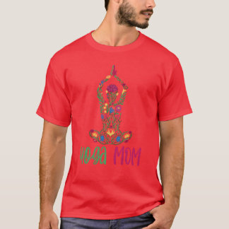Yoga Mum Hobby Mother Mummy family T-Shirt