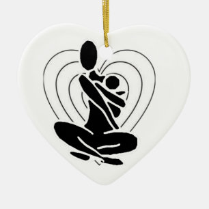 Yoga Mum Ornament