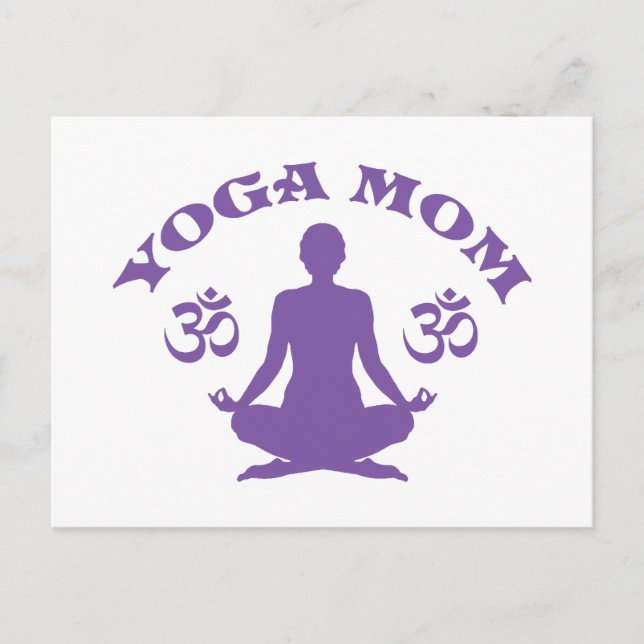 Yoga Mum Postcard (Front)