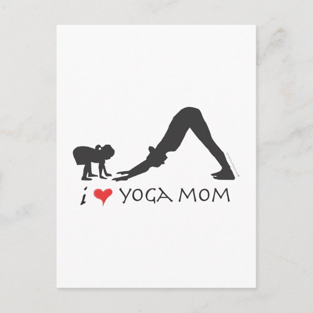 Yoga Mum Postcard (Front)