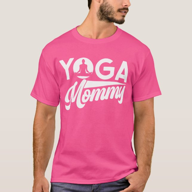 Yoga Mummy Mother Hobby Mum boy T-Shirt (Front)