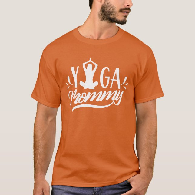 Yoga Mummy Mum Hobby Mother vintage T-Shirt (Front)